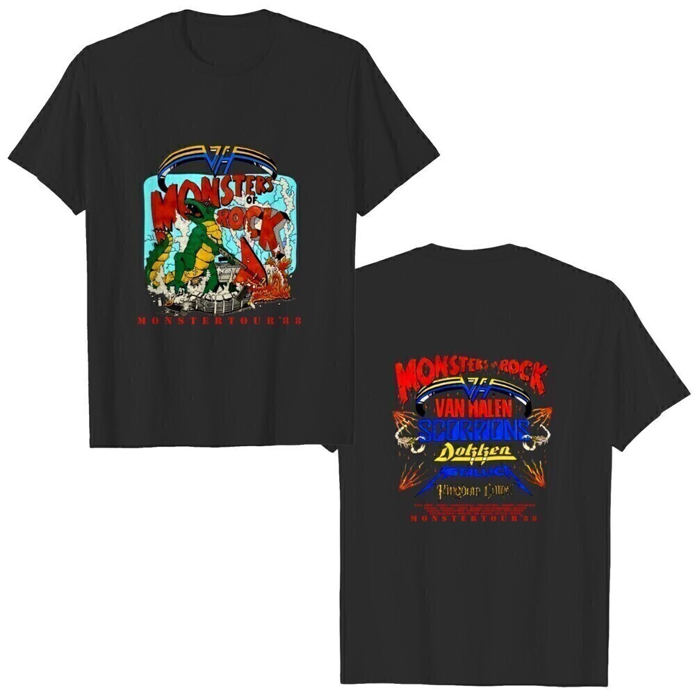 Monsters Rock 1988 Tour Concert Fan T-Shirt
